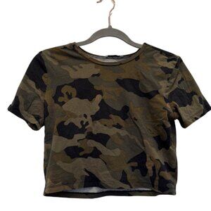 Zara Camo Crop Top